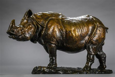 'Rhinocéros de l'Inde' by Edouard Navellier - Auction record, sale price, and art valuation. Compare with similar artists and explore comparable artworks.