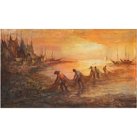 Sample artwork by Enrico Zablan, known for painting - View similar artists and auction records