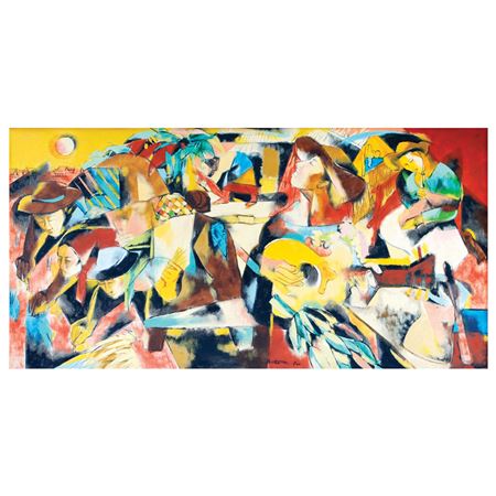 Halo-Halo by Angelito Garcia ("Mang Lito") Antonio - Auction record, sale price, and art valuation. Compare with similar artists and explore comparable artworks.