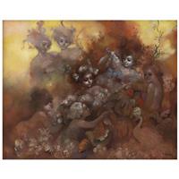 Women and Fruits by Heriberto Mendez - Auction record, sale price, and art valuation. Compare with similar artists and explore comparable artworks.