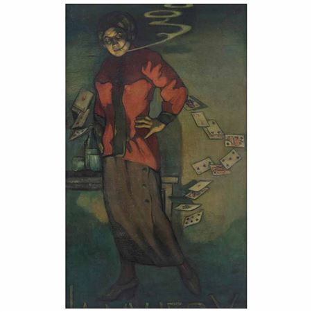 La Mujer X, Retrato de Virginia Fábregas, 1917