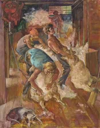 Sample artwork by Louis Kahan (1905 - 2002), known for painting - View similar artists and auction records