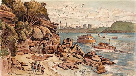 View of the City from Lady Bay Beach
