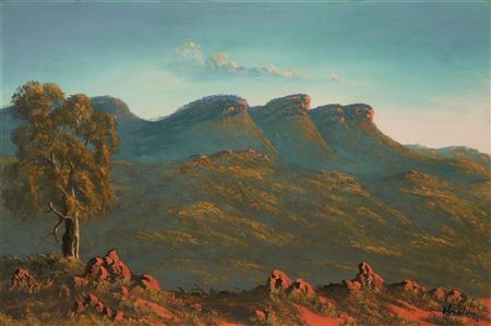 Gum Tree Overlooking Landscape, 1978