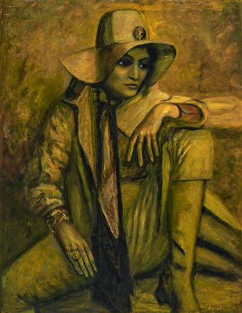 Actress Kate Fitzpatrick (1975 Archibald Entry)