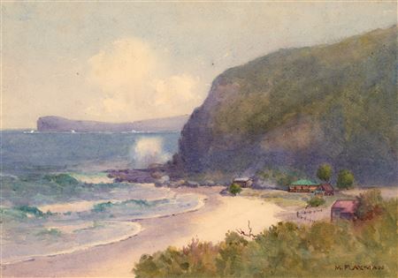Kilcare Beach and Broken Bay by Mollie Flaxman - Auction record, sale price, and art valuation. Compare with similar artists and explore comparable artworks.