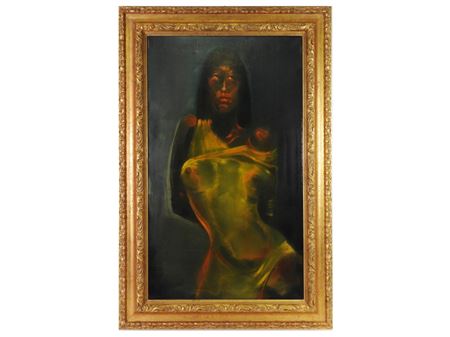 Ritratto femminile con abito giallo
