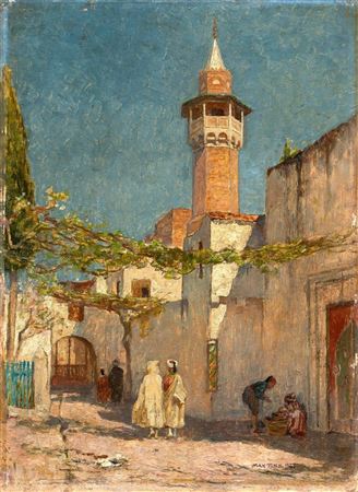 Street in the city of Tunis in the Kasbah district