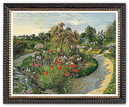 The Garden in Bloom by Hans Hansen - Auction record, sale price, and art valuation. Compare with similar artists and explore comparable artworks.