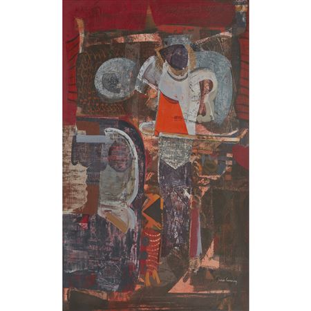 TABLE IN THE BARN, C.1965
