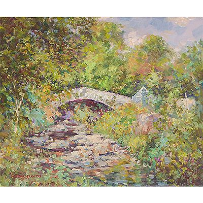 KIRKTON BRIDGE, BALQUHIDDER, 1995 by J D Henderson - Auction record, sale price, and art valuation. Compare with similar artists and explore comparable artworks.