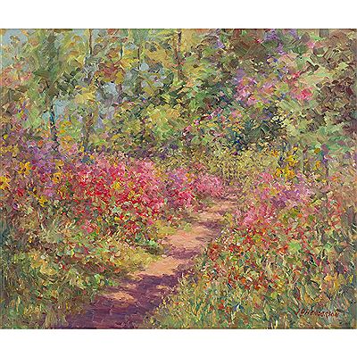 THE SUNLIT PATH by J D Henderson - Auction record, sale price, and art valuation. Compare with similar artists and explore comparable artworks.