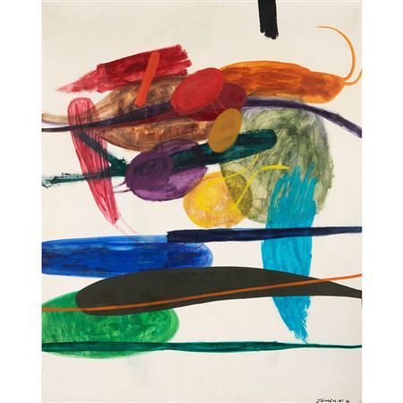 Untitled, 1957 by James J Jarvaise - Auction record, sale price, and art valuation. Compare with similar artists and explore comparable artworks.