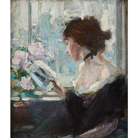 Sample artwork by Bessie Macnicol (1869 - 1904), known for glasgow sttyle impressionist painting - View similar artists and auction records