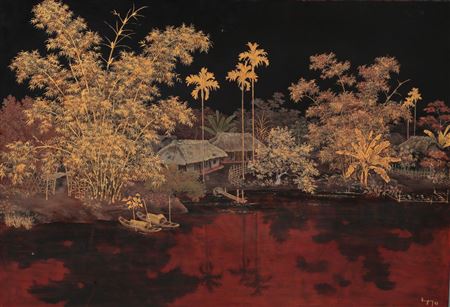 Landscape of Tonkin by Tran Phuc Duyen - Auction record, sale price, and art valuation. Compare with similar artists and explore comparable artworks.