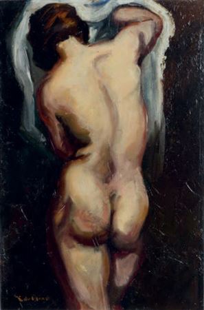 Sample artwork by Rene Louis Pierre de Olinda (Born 1893), known for city scene, figure, genre and still-life painting - View similar artists and auction records