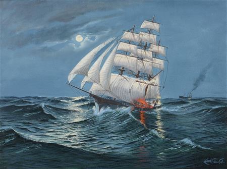 Ships by Moonlight