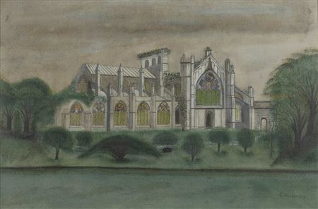 'Melrose Abbey' by Carolyn Kinder - Auction record, sale price, and art valuation. Compare with similar artists and explore comparable artworks.