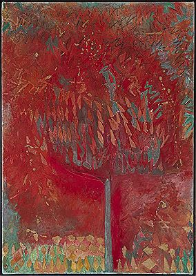 Starlings in Rowan Trees Evening, 1981 by Norman Adams - Auction record, sale price, and art valuation. Compare with similar artists and explore comparable artworks.