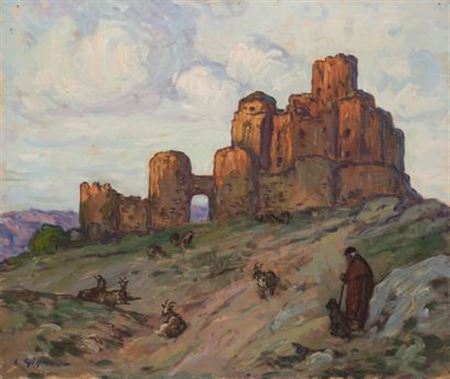 Les ruines du chateau des rois d'Aragon - Huesca