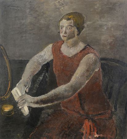 Woman in the mirror, 1928