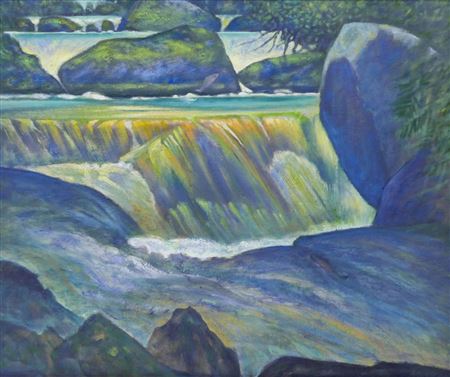 ''Falls on the Taylor River'' 1994