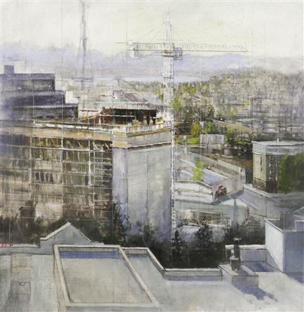 'City Grid II: Babel'' (Mercer Street) 2001