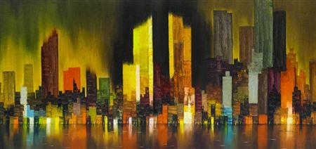 ''Cityscape'' by James Sherman - Auction record, sale price, and art valuation. Compare with similar artists and explore comparable artworks.