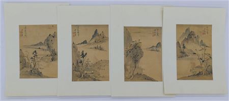 ''LANDSCAPES'' ALBUM PAINTINGS (4)