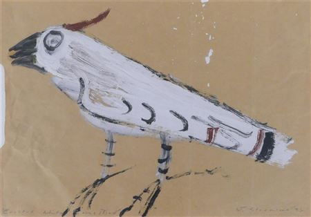 ''Crested White Song Bird'' 1992 by Jay (John Jay) Steensma - Auction record, sale price, and art valuation. Compare with similar artists and explore comparable artworks.