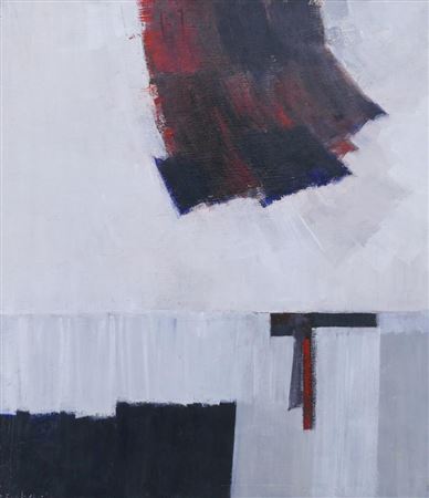 ''Abstract in Red and Black'' 1959