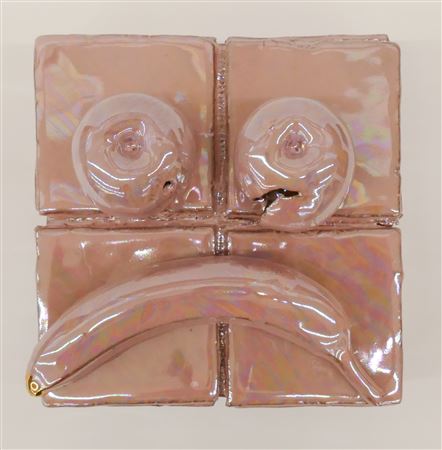 APPLES & BANANA OPALESCENT TILE, 2021