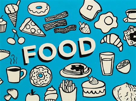 'FOOD' PAINTING, 2016