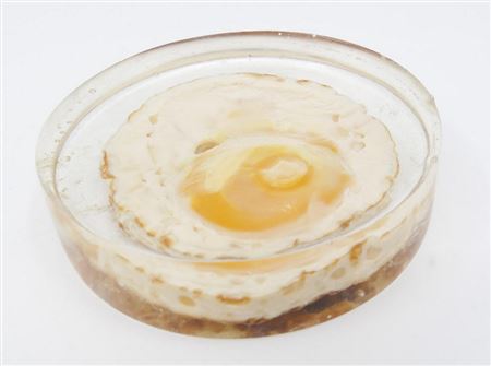 'SUNNY-SIDE-UP' EGG SCULPTURE, 2022