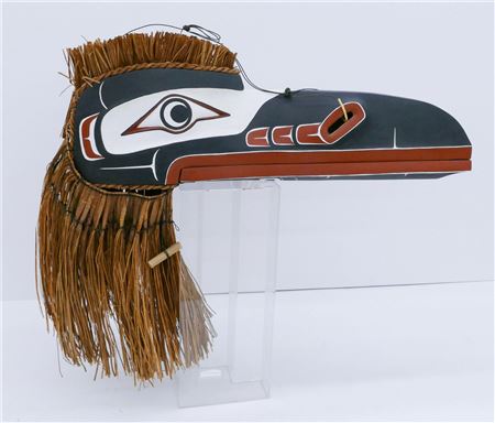 ''KWAGIULTH RAVEN'' CEDAR MASK