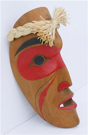 ''TEE-AHH STA-HOBSH'' 1993 CEDAR MASK
