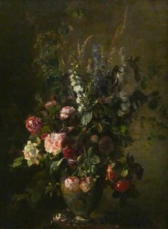Still Life with Roses by Victor Leclaire - Auction record, sale price, and art valuation. Compare with similar artists and explore comparable artworks.