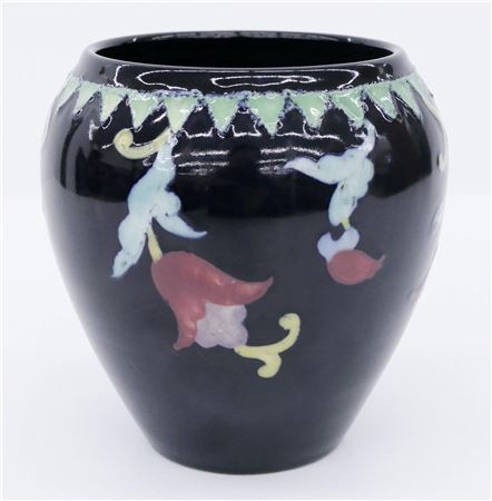 1917 ROOKWOOD FLORAL VASE