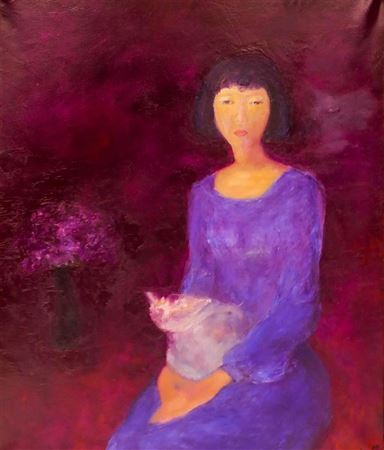 ''TRAN MAI HOA WITH CAT'' 1998
