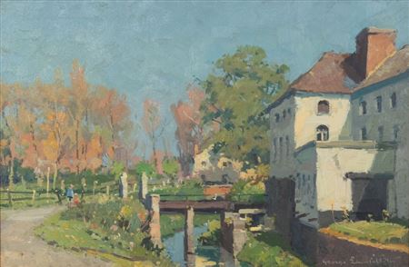 Old mill in Braine l'Alleud Brabant