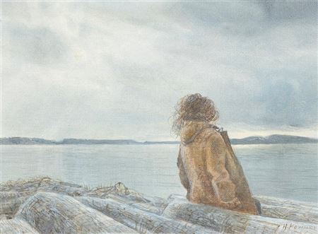 Sample artwork by Helle Kowallek (Born 1951), known for painting - View similar artists and auction records