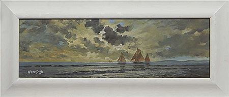 YACHTS ON CALM SEAS by William (Billy) Dobbie - Auction record, sale price, and art valuation. Compare with similar artists and explore comparable artworks.