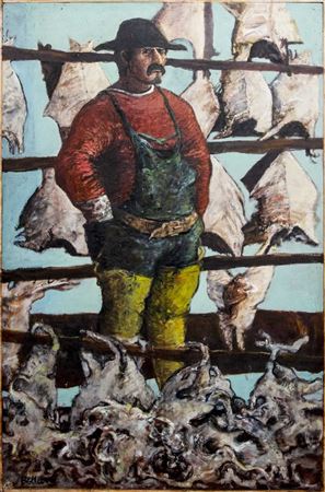 THE FINNON SMOKER by John Bellany - Auction record, sale price, and art valuation. Compare with similar artists and explore comparable artworks.