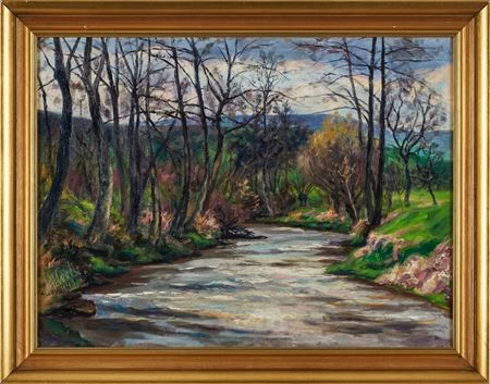 "Erms, Schwaben" by Friedrich Wilhelm Mook - Auction record, sale price, and art valuation. Compare with similar artists and explore comparable artworks.