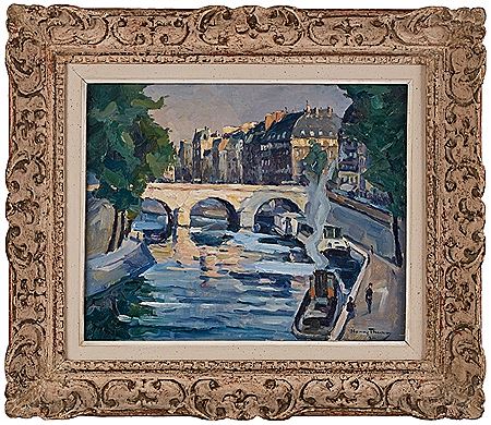 "Bridge in Paris" by Hanns Thurn - Auction record, sale price, and art valuation. Compare with similar artists and explore comparable artworks.