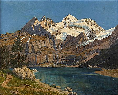 Summer alpine landscape