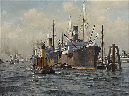 Hamburg harbor