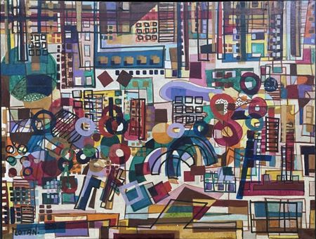 Urban landscape by Yona Lotan - Auction record, sale price, and art valuation. Compare with similar artists and explore comparable artworks.