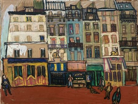 Sample artwork by Pincus Moreno (Born 1936), known for painting - View similar artists and auction records