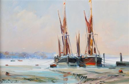 Sample artwork by Malcolm Winter (Born 1943), known for painting - View similar artists and auction records